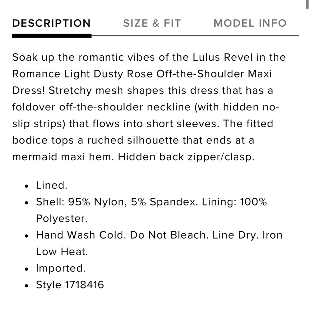 Lulu’s Revel in the Romance Off the Shoulder Maxi Dress - Picture 9 of 16